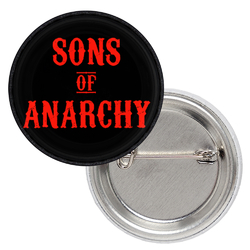 Значок Sons Of Anarchy (red logo)