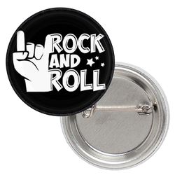 Значок Rock’N’Roll - Sign of the Horns