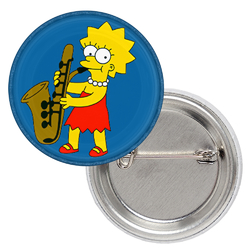 Значок The Simpson - Lisa Simpson