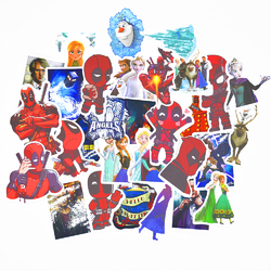 Набір стікерів Cartoon Characters (stk-042) (50 шт.)