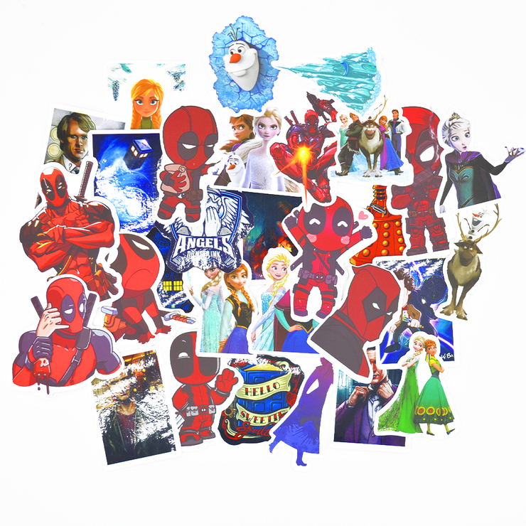 Набор стикеров Cartoon Characters (stk-042) (50 шт.) Набор стикеров Cartoon Characters (stk-042) (50 шт.)