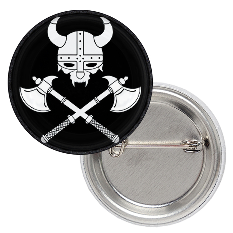 Значок Вікінг (шолом з сокирами)