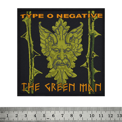 Нашивка вытканная Type O Negative "The Green Man" (bg-005)
