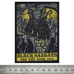 Нашивка вытканная Black Sabbath "The End Tour 2016" (bg-007)