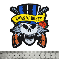Нашивка вытканная Guns N’ Roses (skull) (bg-012)