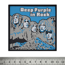 Нашивка вытканная Deep Purple "In Rock" (bg-015) термо