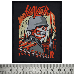Нашивка вытканная Slayer (army) (bg-024)