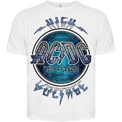 Футболка AC/DC "High Voltage" (белая футболка)