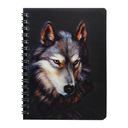 3D Блокнот Вовк