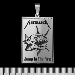 Кулон Metallica "Jump In The Fire" (ptsb-066) прямокутний
