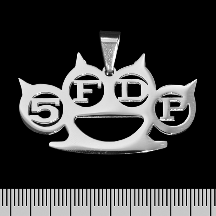 Кулон Five Finger Death Punch (knuckles logo) (ptsb-031) фигурный