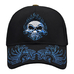 Бейсболка вишита Burning Skull (blue)
