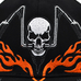 Бейсболка вишита Motorcycle Skull (orange flame) Бейсболка вишита Motorcycle Skull (orange flame)