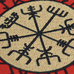 Нашивка Vegvisir (Вегвизир в руническом круге) Нашивка Vegvisir (Вегвизир в руническом круге)