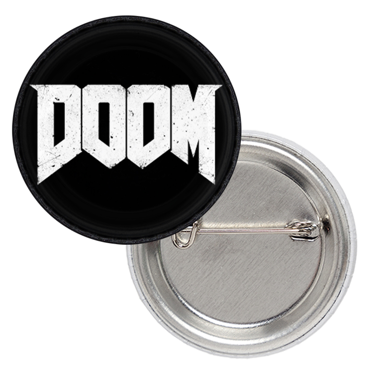 Значок Doom (white) Значок Doom (white)
