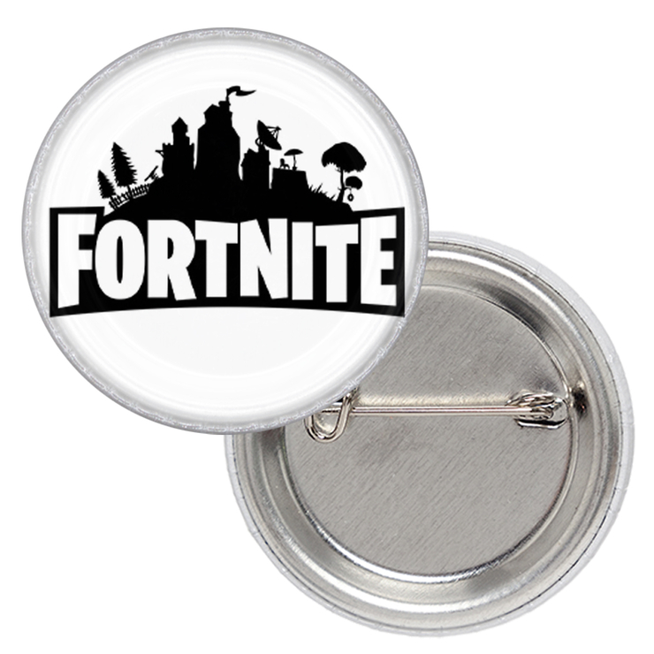 Значок Fortnite (black-white) Значок Fortnite (black-white)