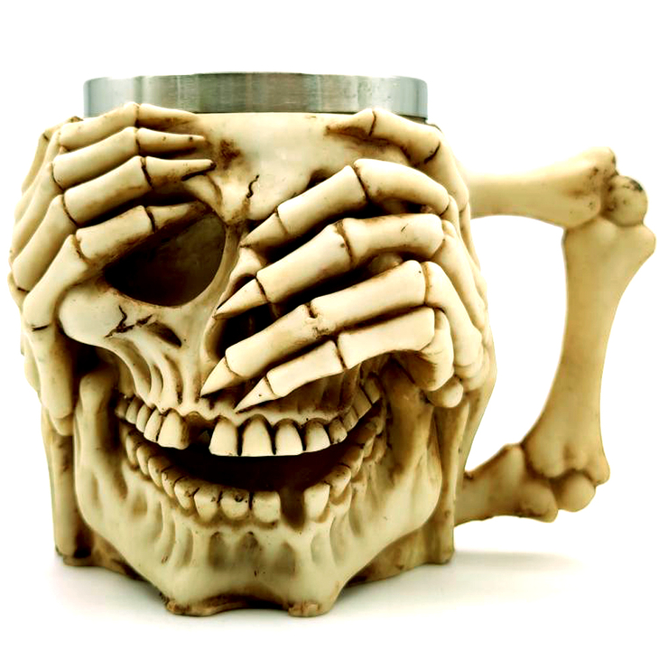 Кухоль Череп, нічого не бачу (cup-031) Кухоль Череп, нічого не бачу (cup-031)