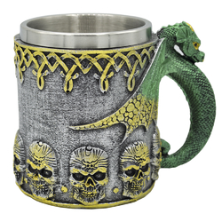 Кружка Дракон с черепами (cup-034)