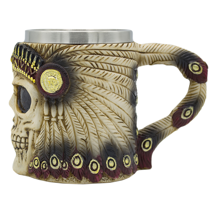 Кухоль Череп індіанця (cup-042) Кухоль Череп індіанця (cup-042)