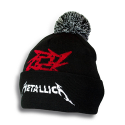 Шапка Metallica (star logo) c жаккардовым узором