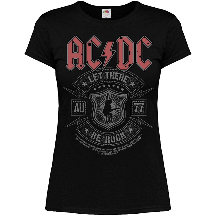 Футболка жіноча AC/DC "Let There Be Rock" Футболка жіноча AC/DC "Let There Be Rock"