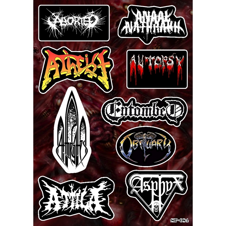 Стікерпак Death Metal SP-084 Стікерпак Death Metal SP-084