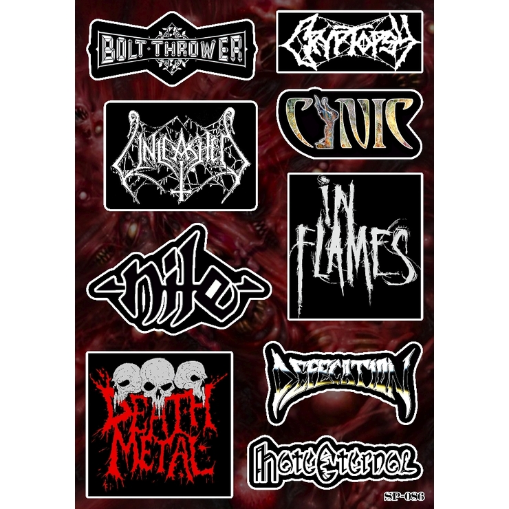 Стікерпак Death Metal SP-086 Стікерпак Death Metal SP-086