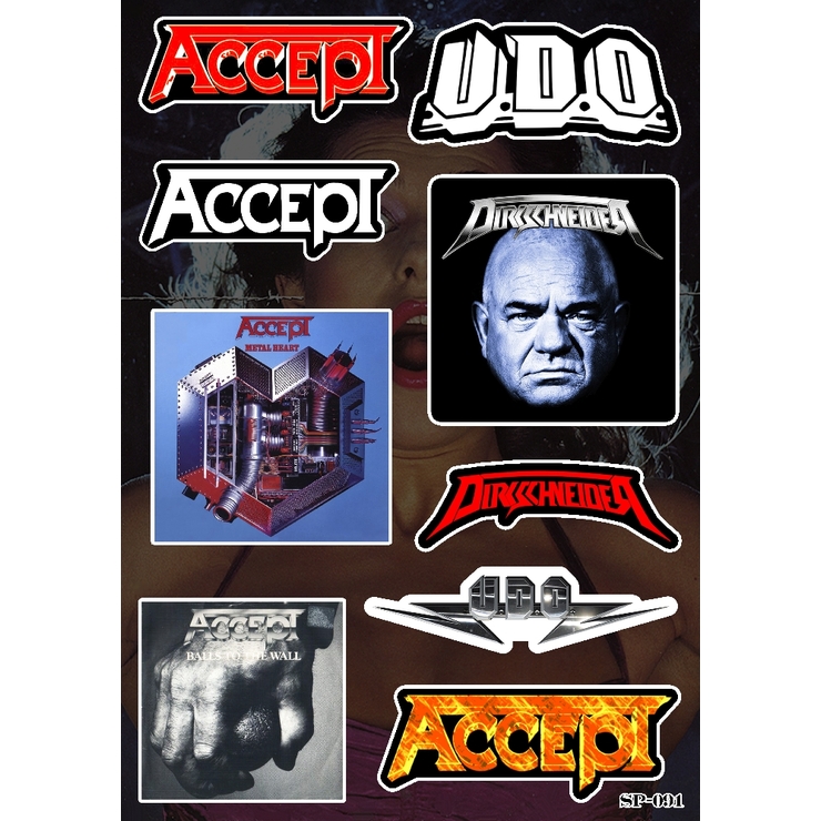 Стикерпак Accept-U.D.O.-Dirkschneider SP-091 Стикерпак Accept-U.D.O.-Dirkschneider SP-091