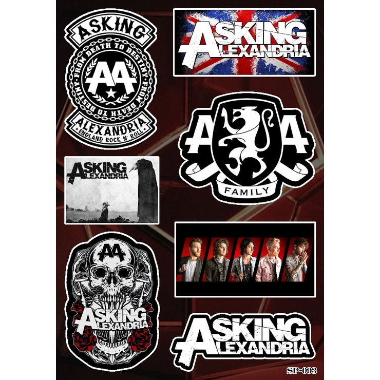 Стікерпак Asking Alexandria SP-093 Стікерпак Asking Alexandria SP-093