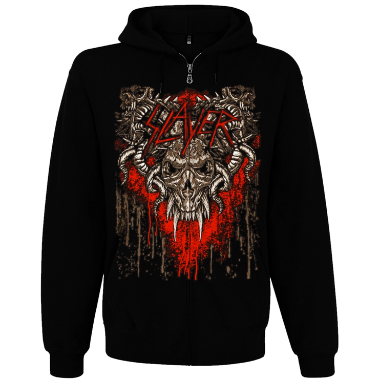 Худи Slayer "World Painted Blood" (skull) на молнии Худи Slayer "World Painted Blood" (skull) на молнии