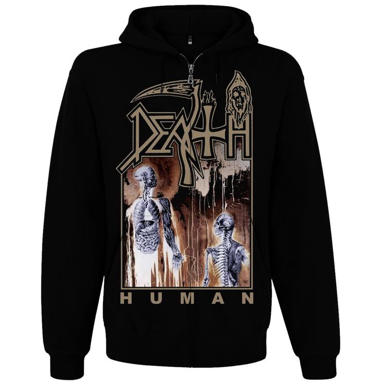 Худи Death "Human" на молнии