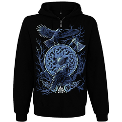 Худи Валькнут (Вороны Одина) на молнии