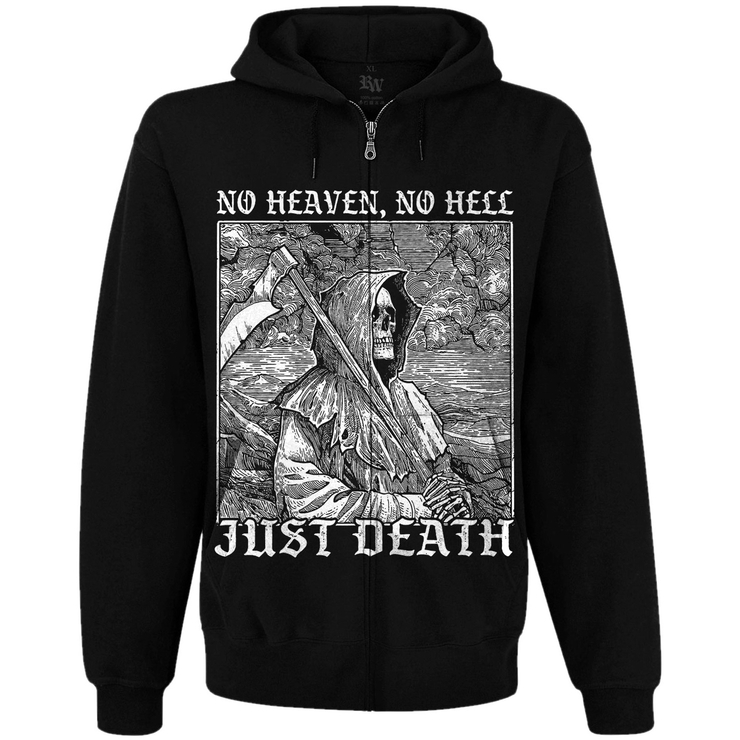 Худи No Heaven, No Hell - Just Death на молнии Худи No Heaven, No Hell - Just Death на молнии