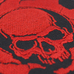 Нашивка Mechanic Skull (red)