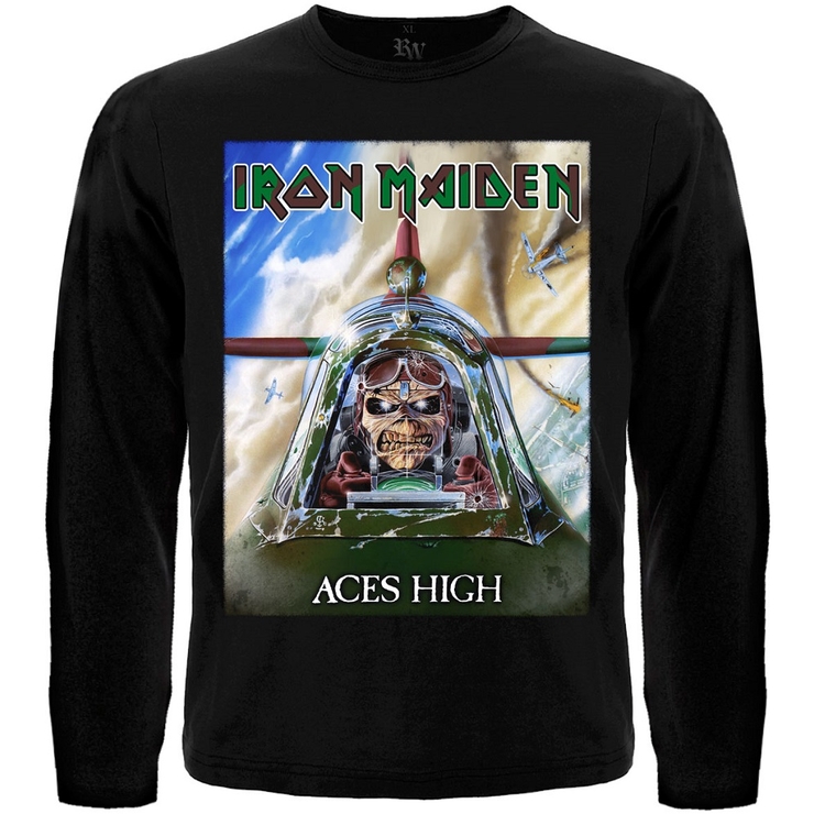 Футболка с длинным рукавом Iron Maiden "Aces High"