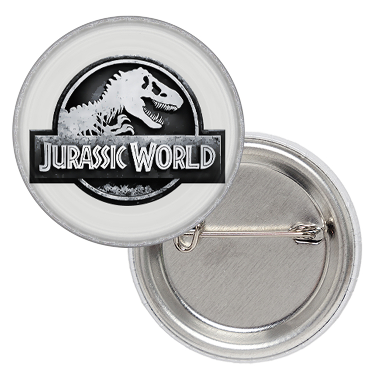 Значок Jurassic World (black&white)