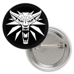 Значок The Witcher (black&white logo)