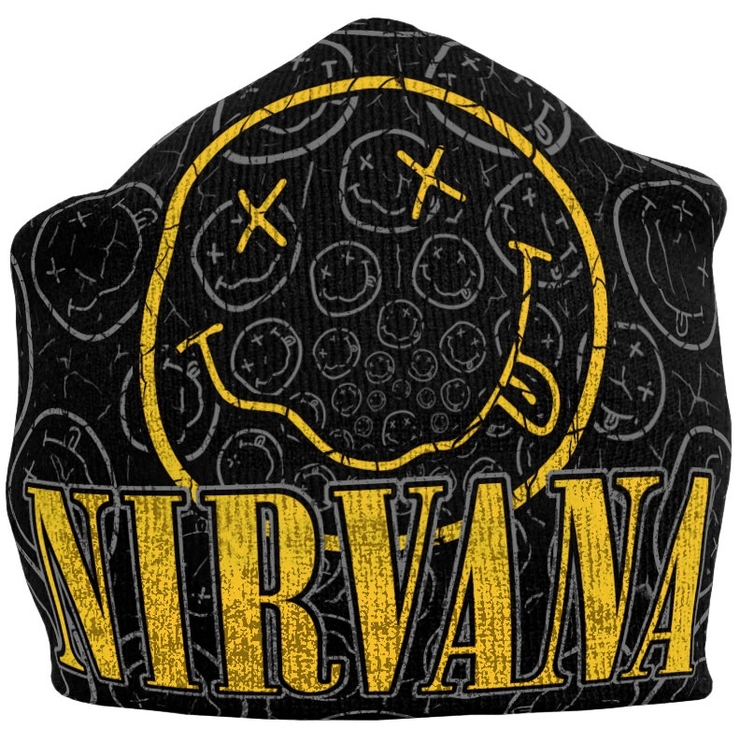 Шапка full print (RW) Nirvana (smiles)