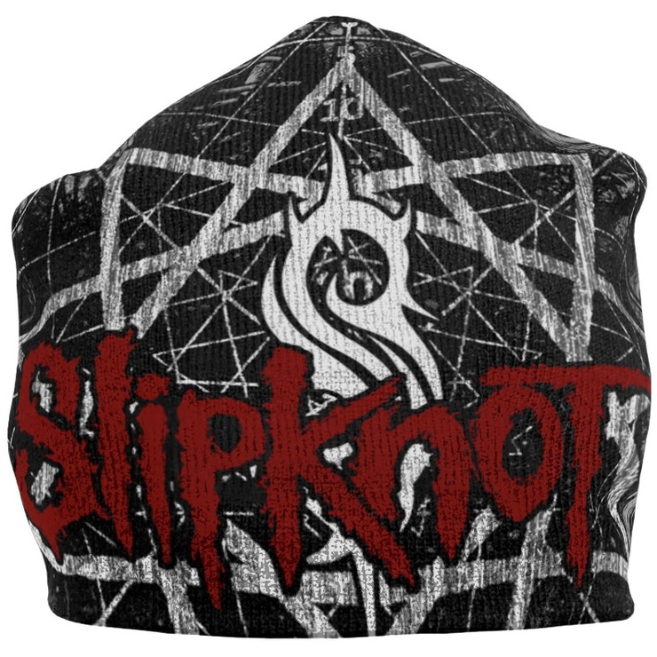 Шапка full print (RW) Slipknot "All hope is gone" (masks and skulls) 