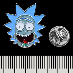 Пін (значок) фігурний Rick and Morty (Rick’s head) Пін (значок) фігурний Rick and Morty (Rick’s head)