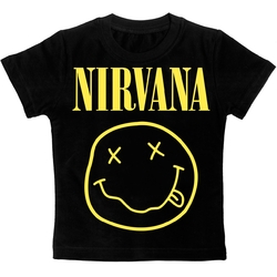 Детская футболка Nirvana (smile) черная