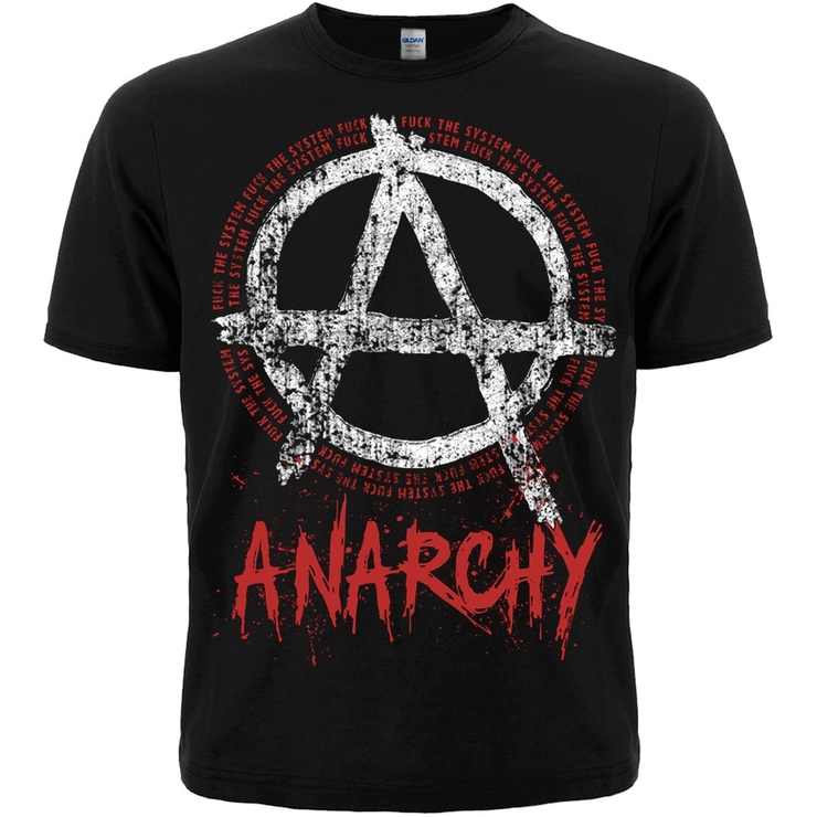 Футболка Anarchy "Fuck The System" Футболка Anarchy "Fuck The System"