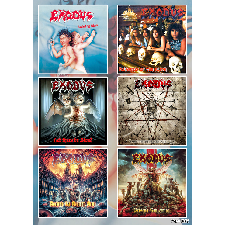 Стикерпак Exodus (album covers) SP-037