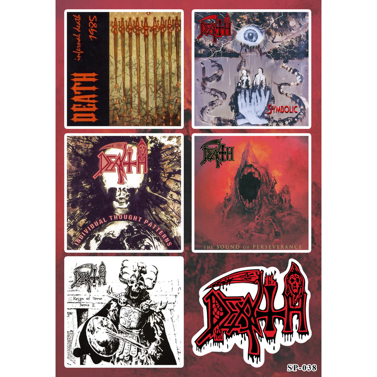 Стикерпак Death (album covers) SP-038