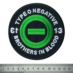 Нашивка Type O Negative "Brothers in Blood"