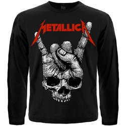 Футболка с длинным рукавом Metallica (Skull Sign of the Horns)