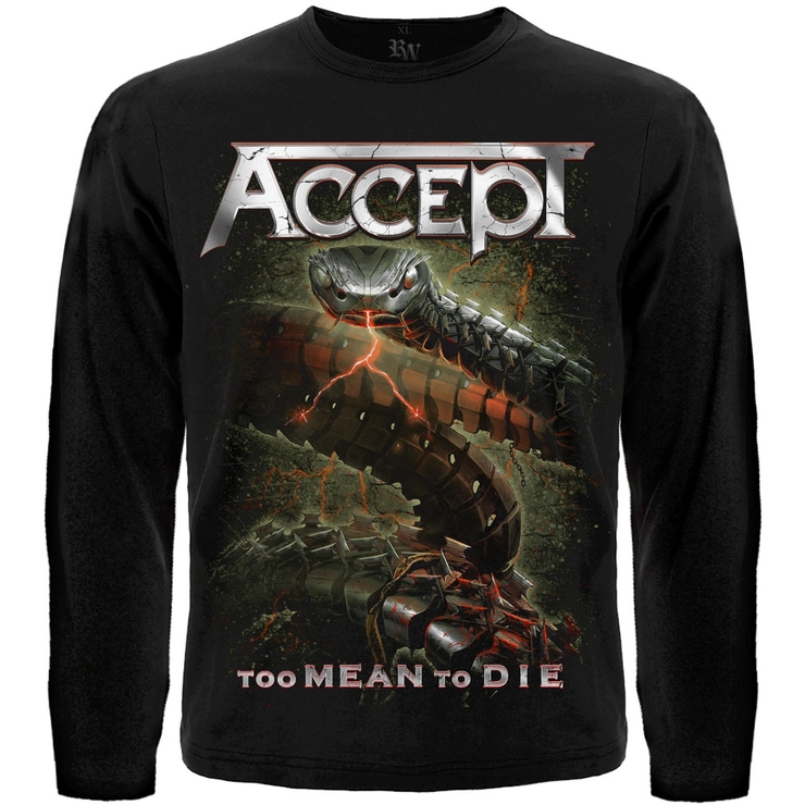 Футболка з довгим рукавом Accept "Too Mean to Die" Футболка з довгим рукавом Accept "Too Mean to Die"