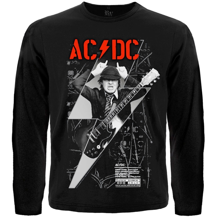 Футболка з довгим рукавом AC/DC (PWR UP Angus Young) Футболка з довгим рукавом AC/DC (PWR UP Angus Young)