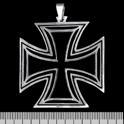 Кулон Железный крест (большой) (ptsb-144) фигурный
