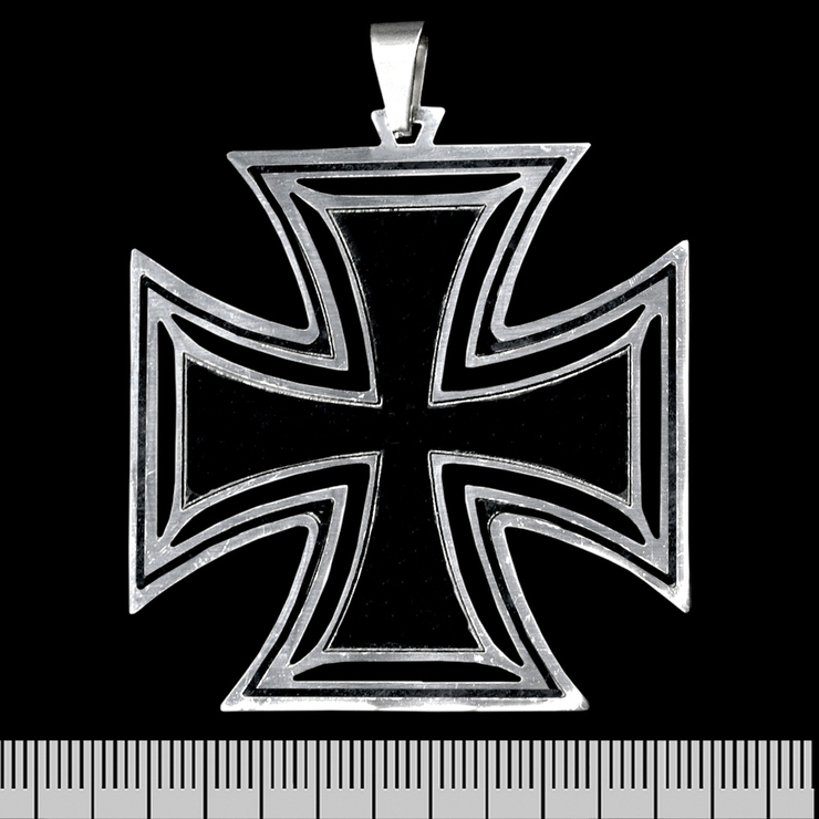 Кулон Железный крест (большой) (ptsb-144) фигурный Кулон Железный крест (большой) (ptsb-144) фигурный